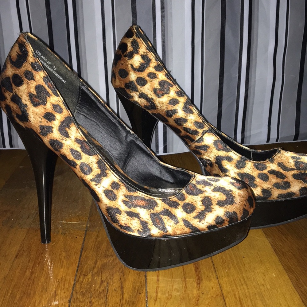 Leopard Dollhouse Heels